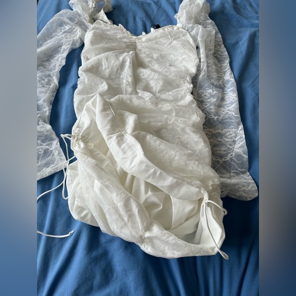 NWT For Love & Lemons Bridal Dress Medium - Picture 12 of 13